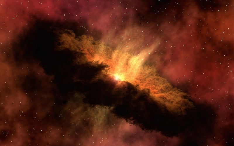 Nebula drapery